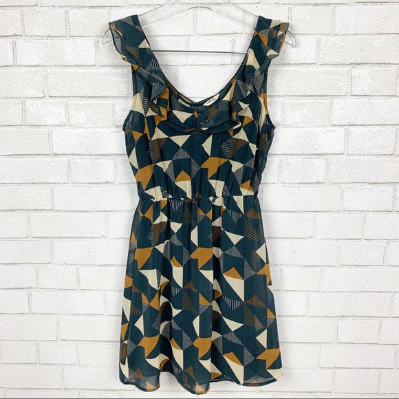 Forever 21 Dresses & Skirts - Retro Patterned Game-Day Dress Small